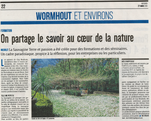 La Sauvagine Terre et Passion®